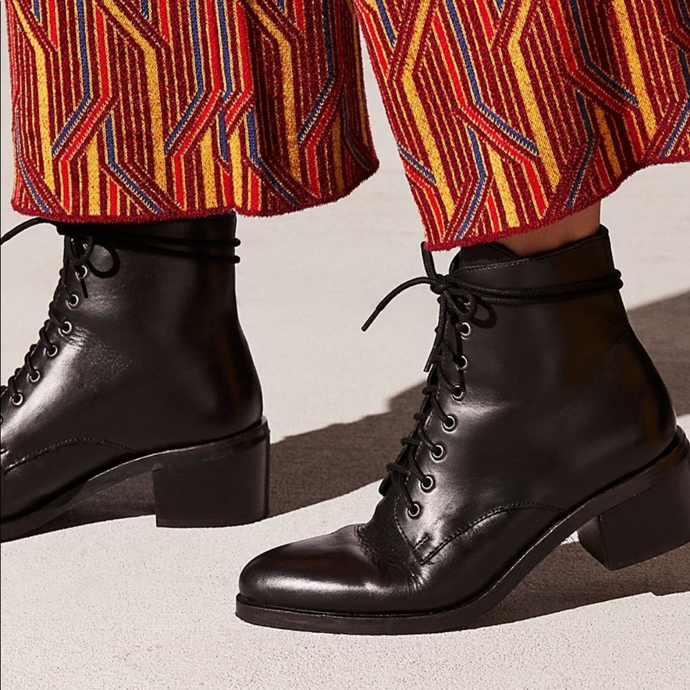 Jeffrey Campbell Zephyr Lace Up Boots